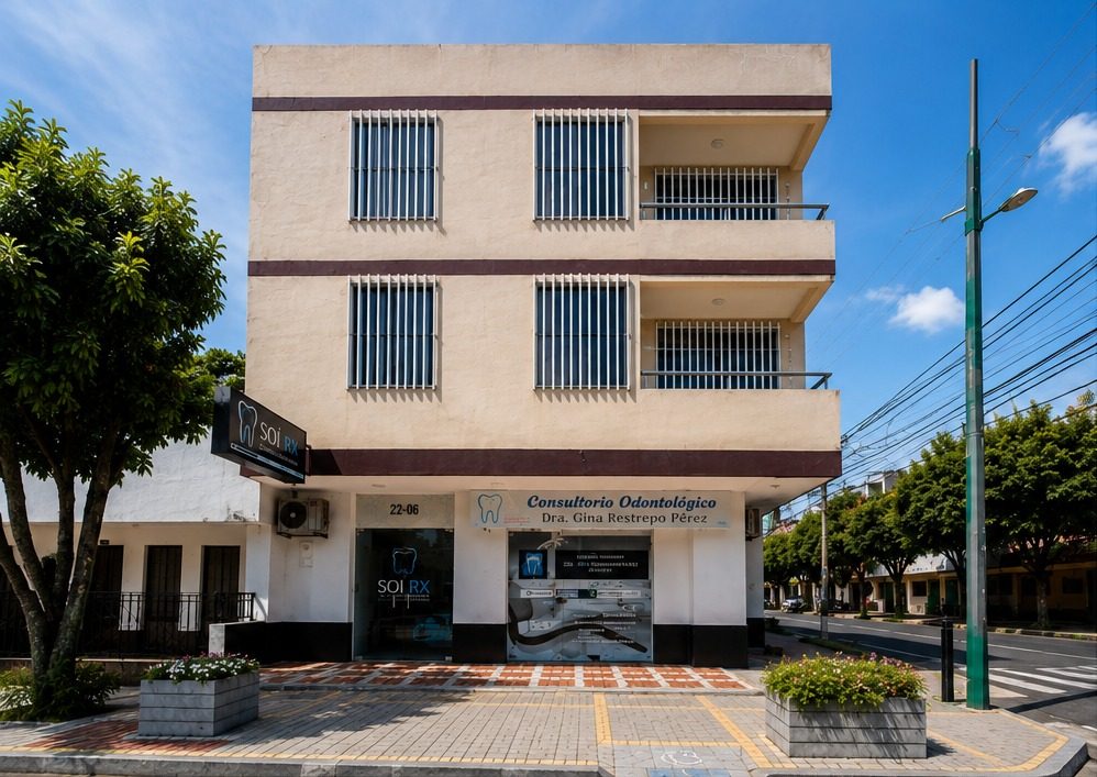 Fachada del consultorio SOI RX, Cl. 49 #22-06, Barrancabermeja