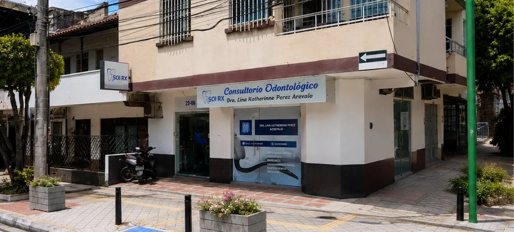 Fachada del consultorio SOI RX, Cl. 49 #22-06, Barrancabermeja