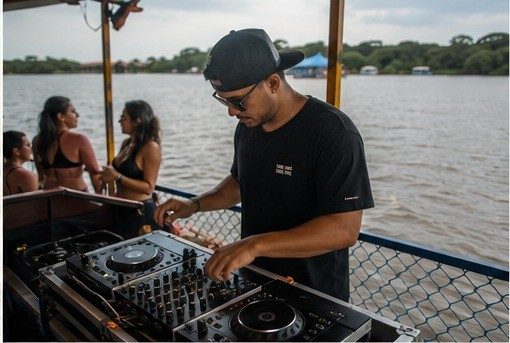 DJ animando el Planchón
